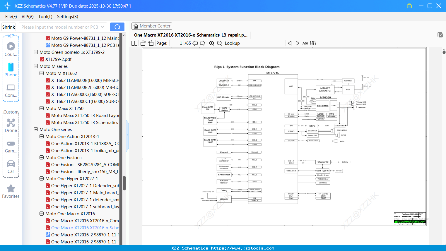 Motorola One Macro XT2016 XT2016-x_Schematics_L3_repair